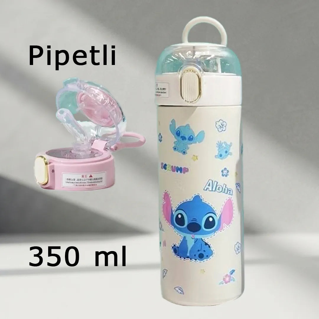 Termos, 350 ml, Stitch, Paslanmayan polad