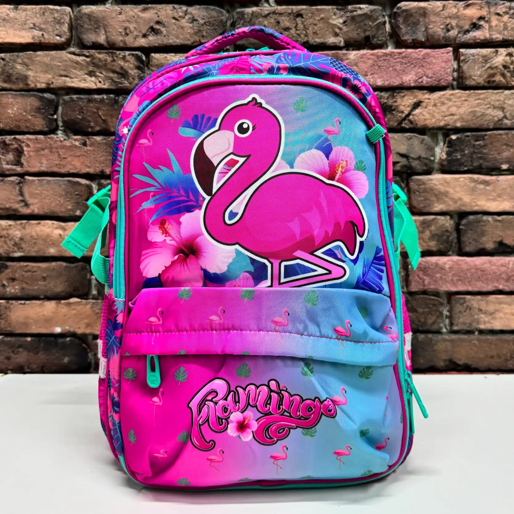 Premium çanta dəsti "Jasmine Star Flamingo" Çanta + Lanç Boks + Penal