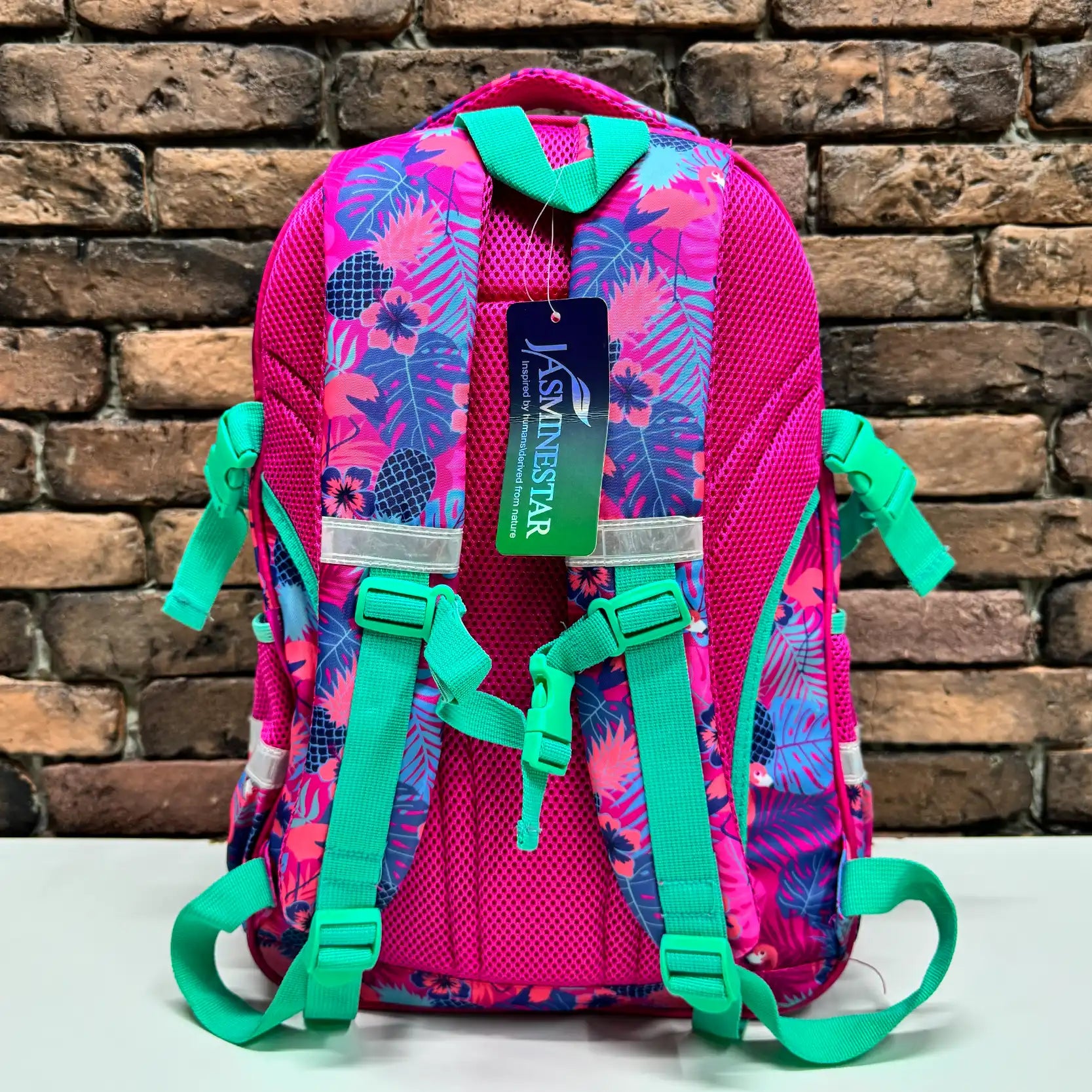 Premium çanta dəsti "Jasmine Star Flamingo" Çanta + Lanç Boks + Penal