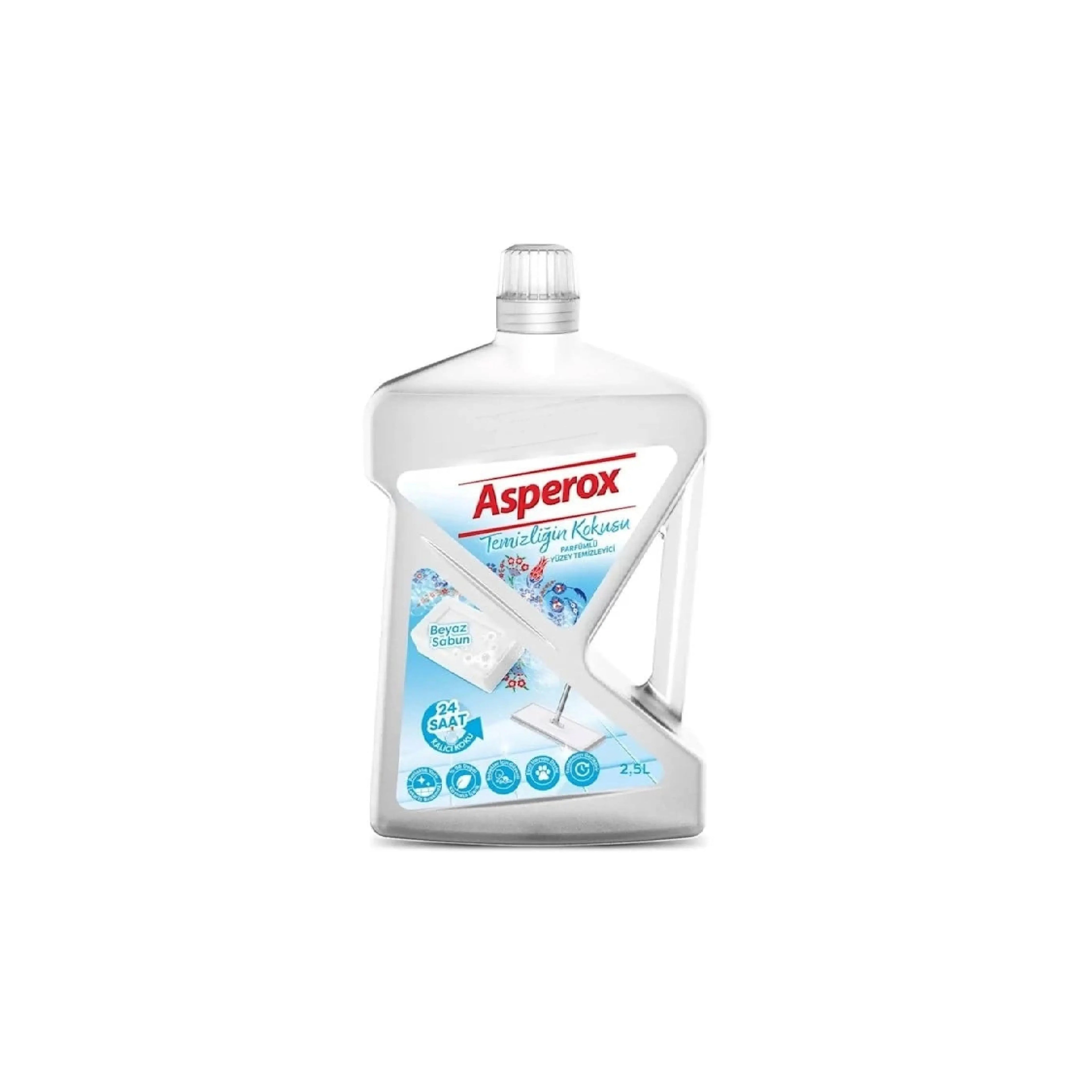 Döşəmə və divar üçün vasitə Asperox Beyaz sabun 2.5 l