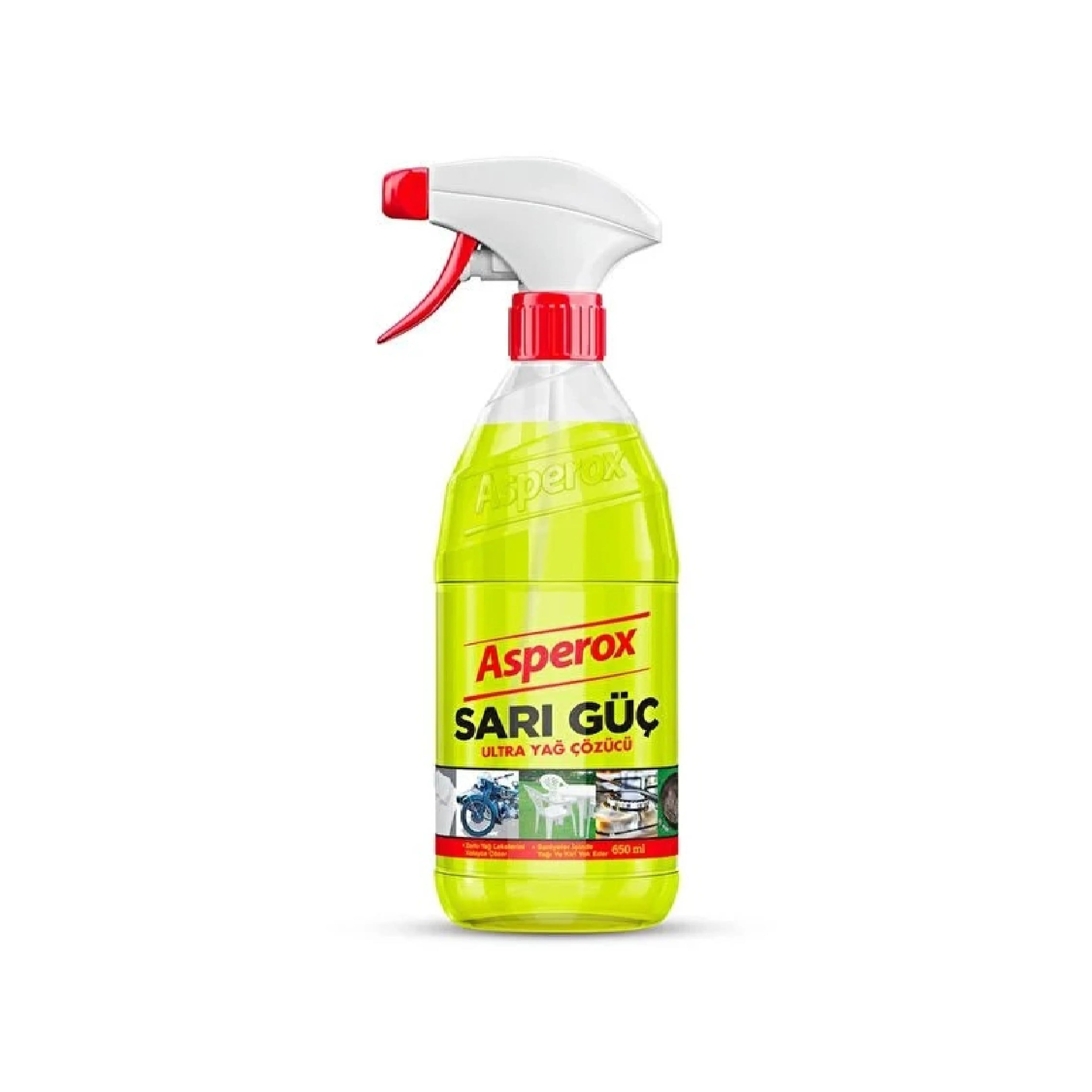 Universal yuyucu vasitə Asperox yağ təmizləyici sprey  650 ml