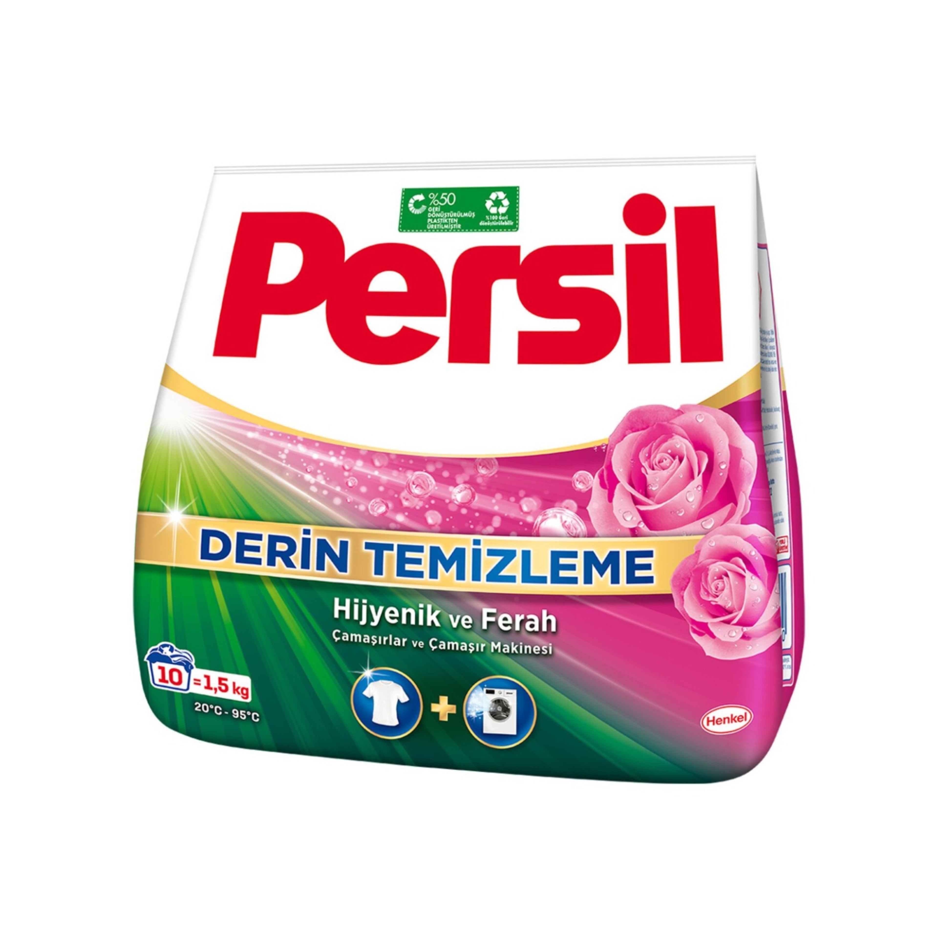 Yuyucu Toz Persil Ağ paltralar üçün, Avtomat, 1.5 kq, 10 yuma