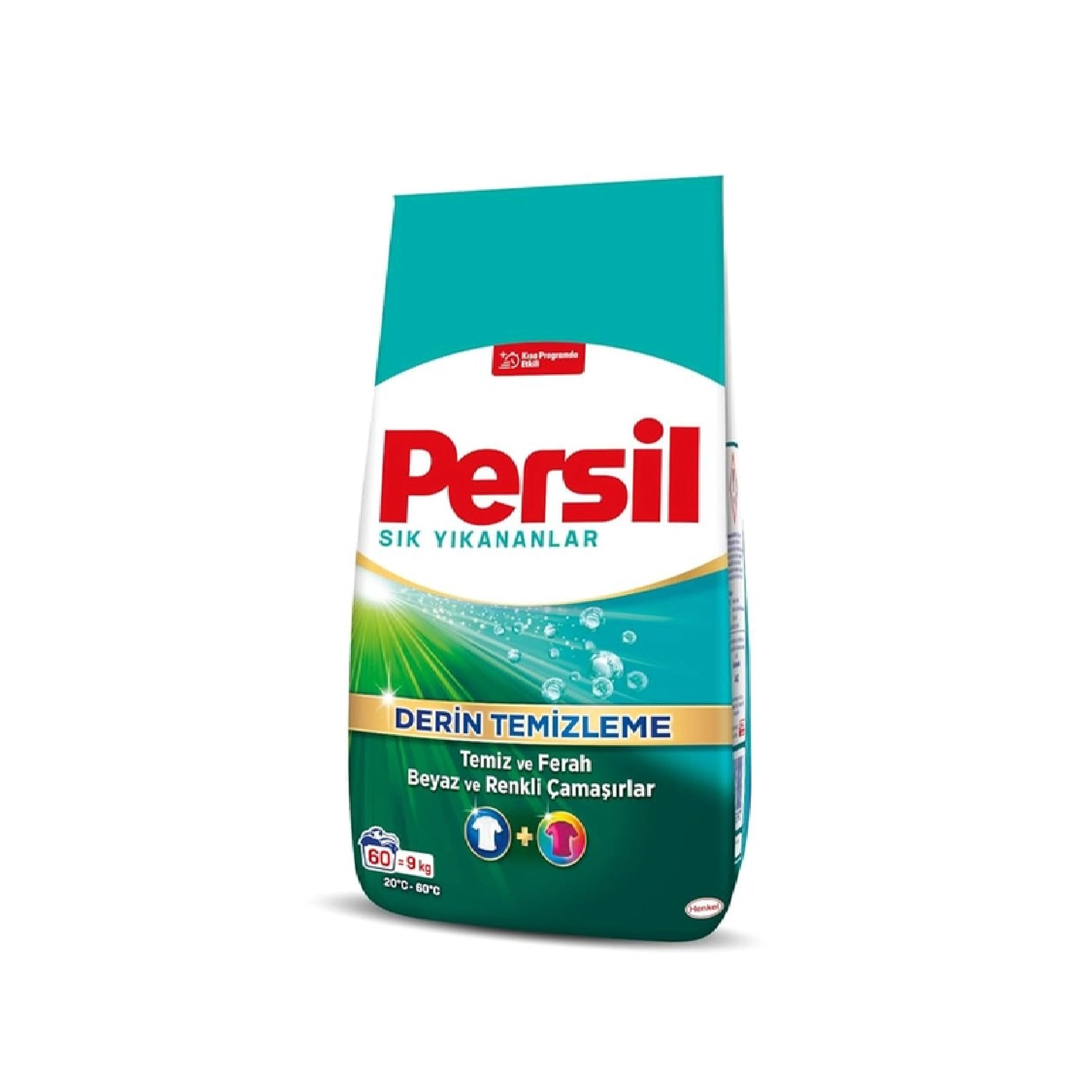 Yuyucu Toz Persil Ağ və Rəngli paltarlar, Avtomat, 9 kq, 60 yuma