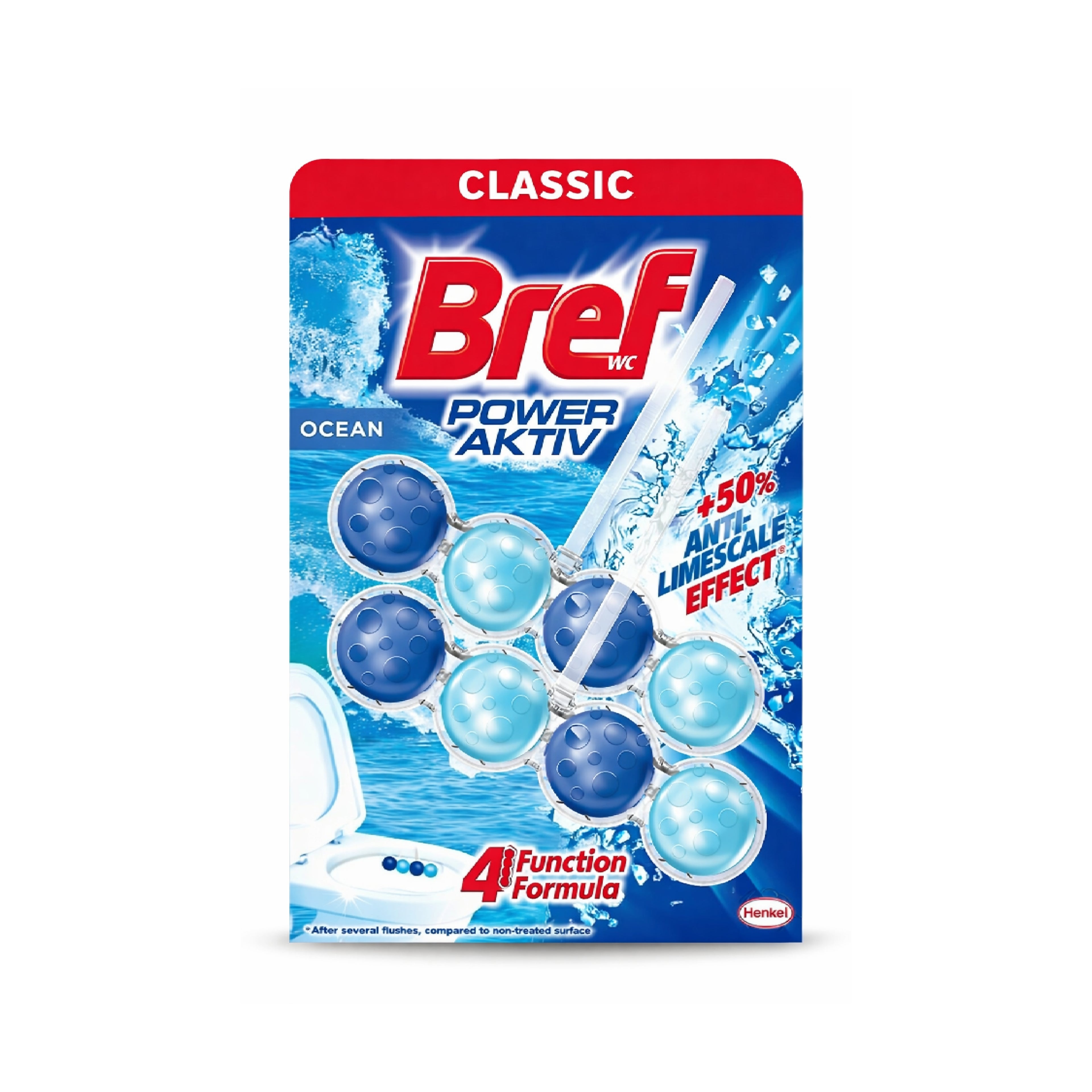 Tualet üçün blok Bref, okean təravəti, 2x50 q