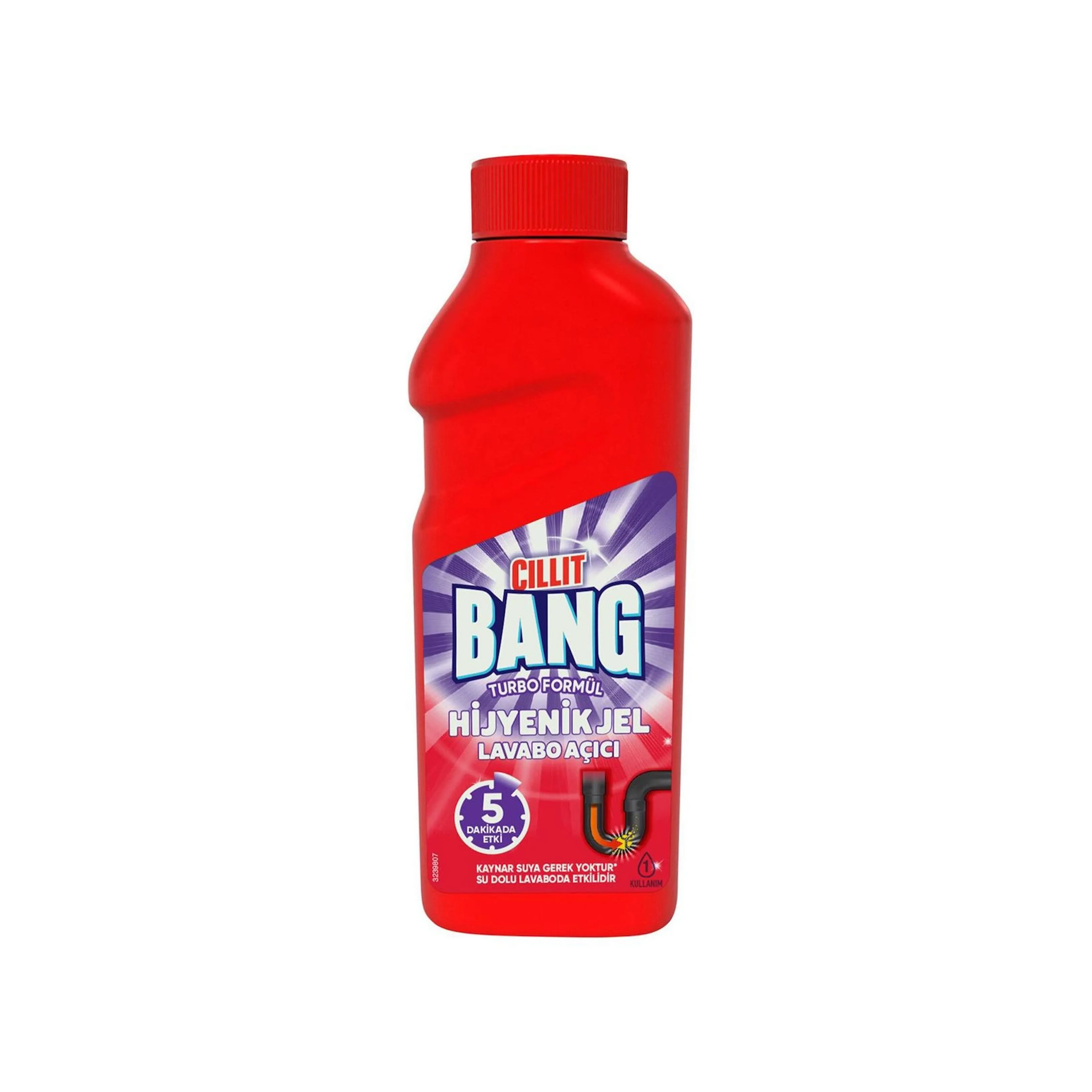 Гель для прочистки труб Cillit Bang Turbo Hygienic Drain Gel 500 мл