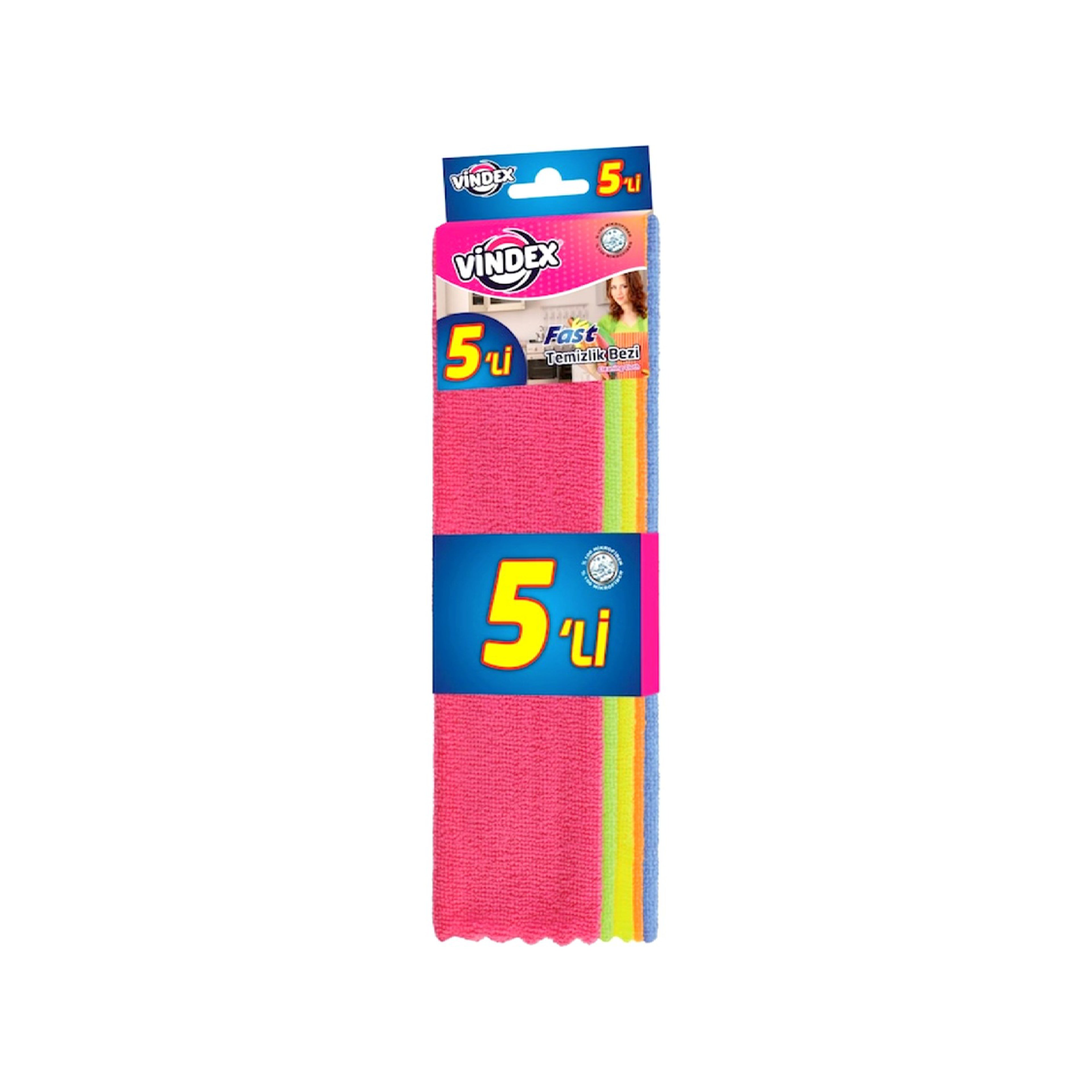 Vindex Mikrofiber Dəsmal, 5 ədəd
