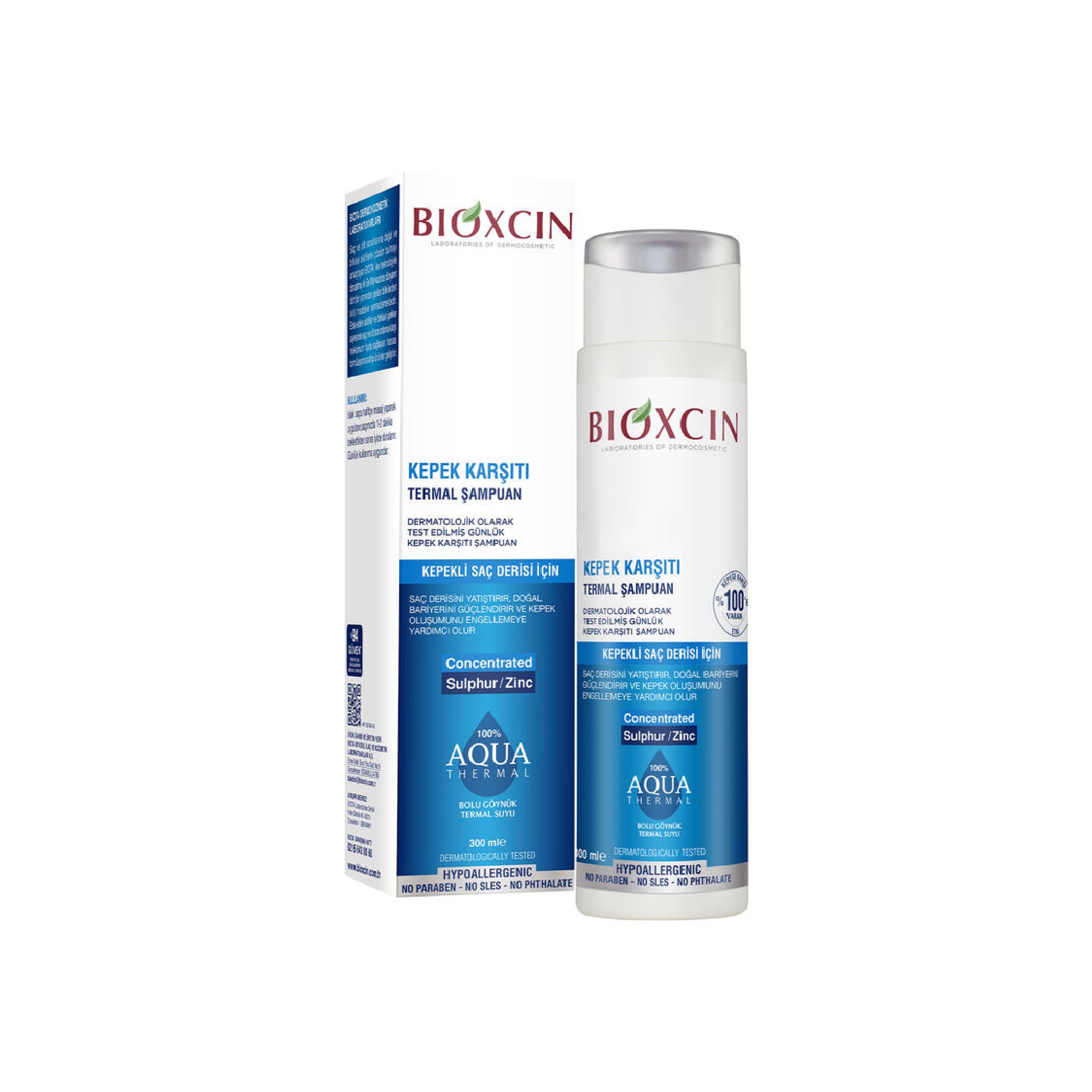 Kəpəyə qarşı termal şampun Bioxcin, 300 ml