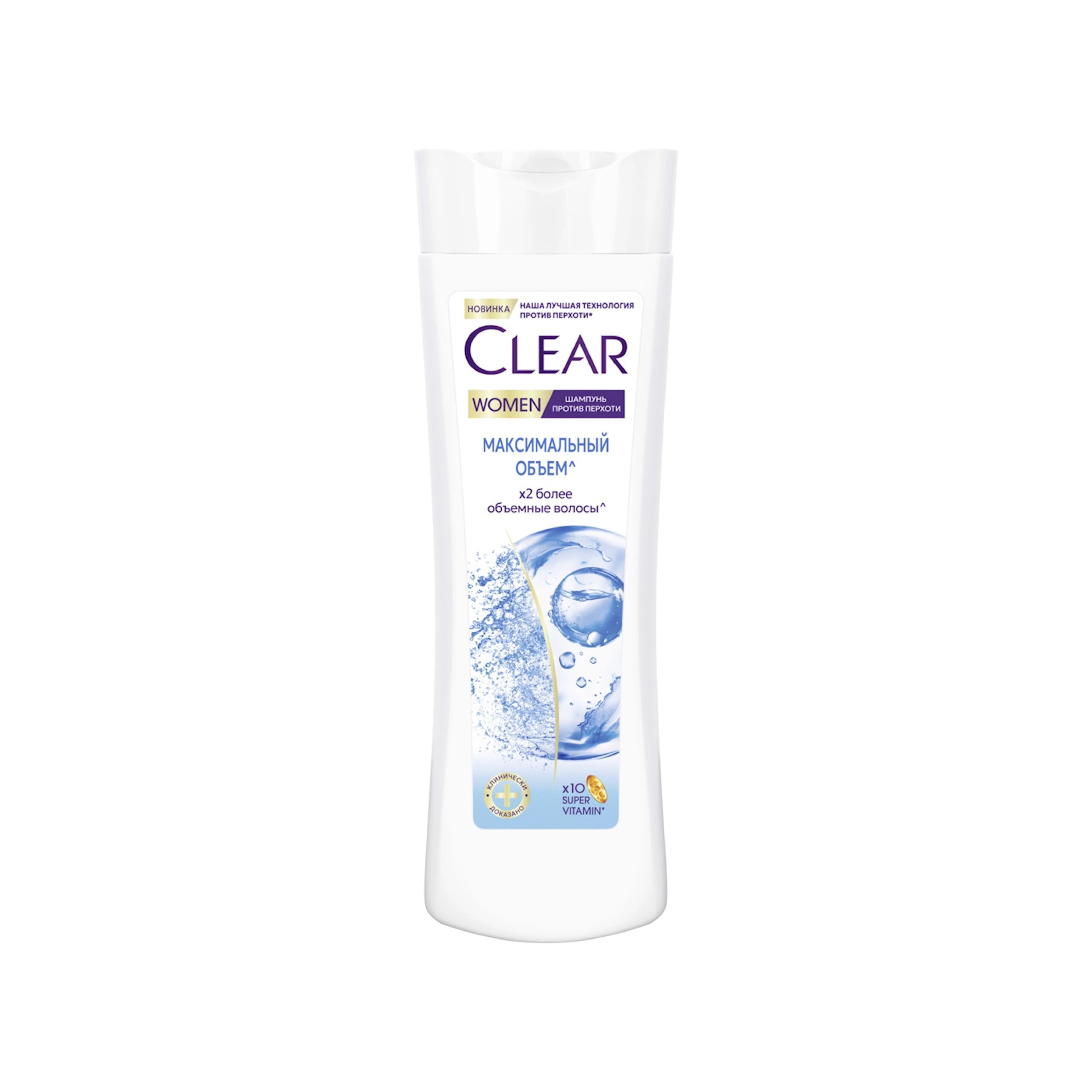 Qadınlar üçün kəpəyə qarşı şampun Clear Women Maksimal Həcm, 180 ml