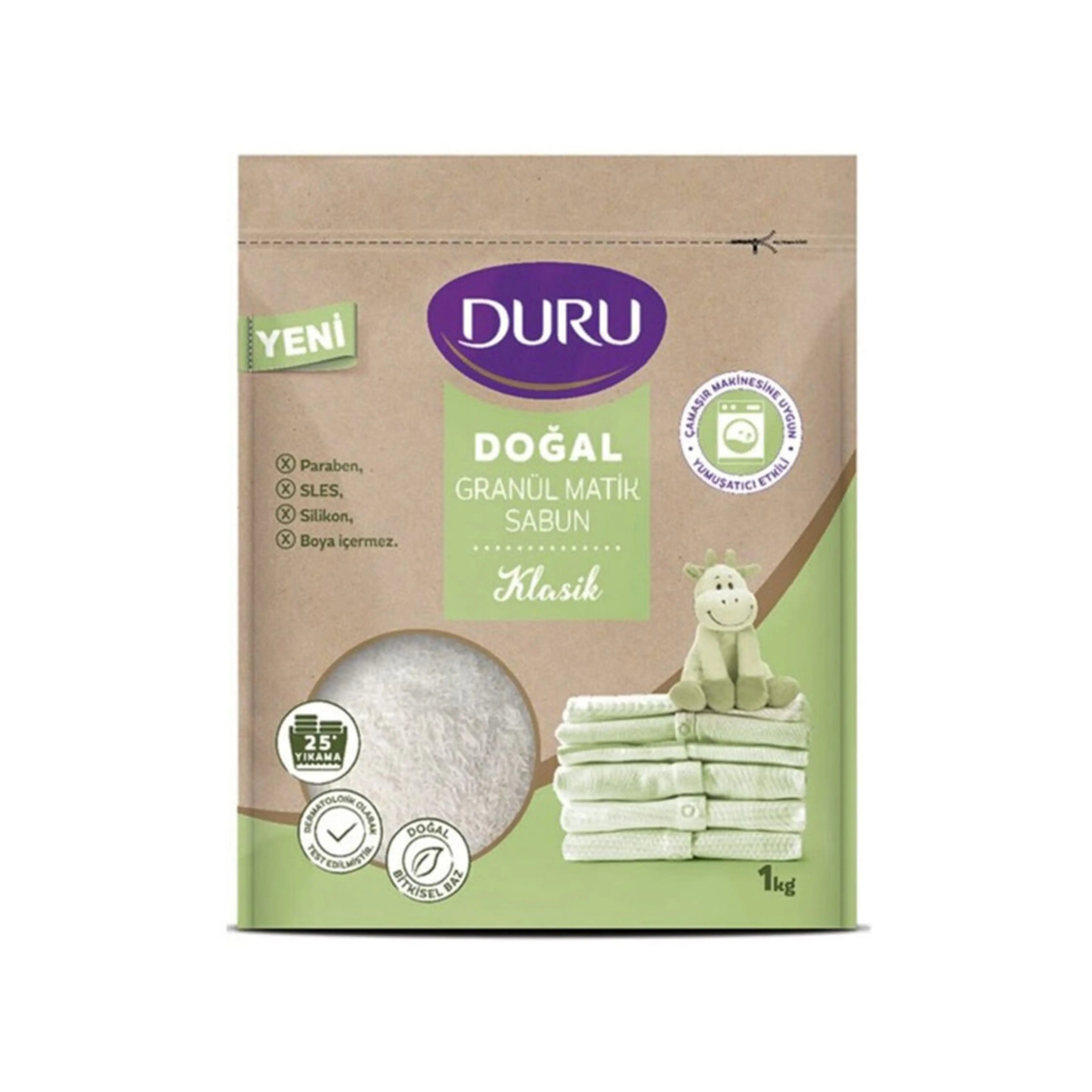 Uşaq paltarı üçün yuyucu toz Duru qranullar, 1 kg