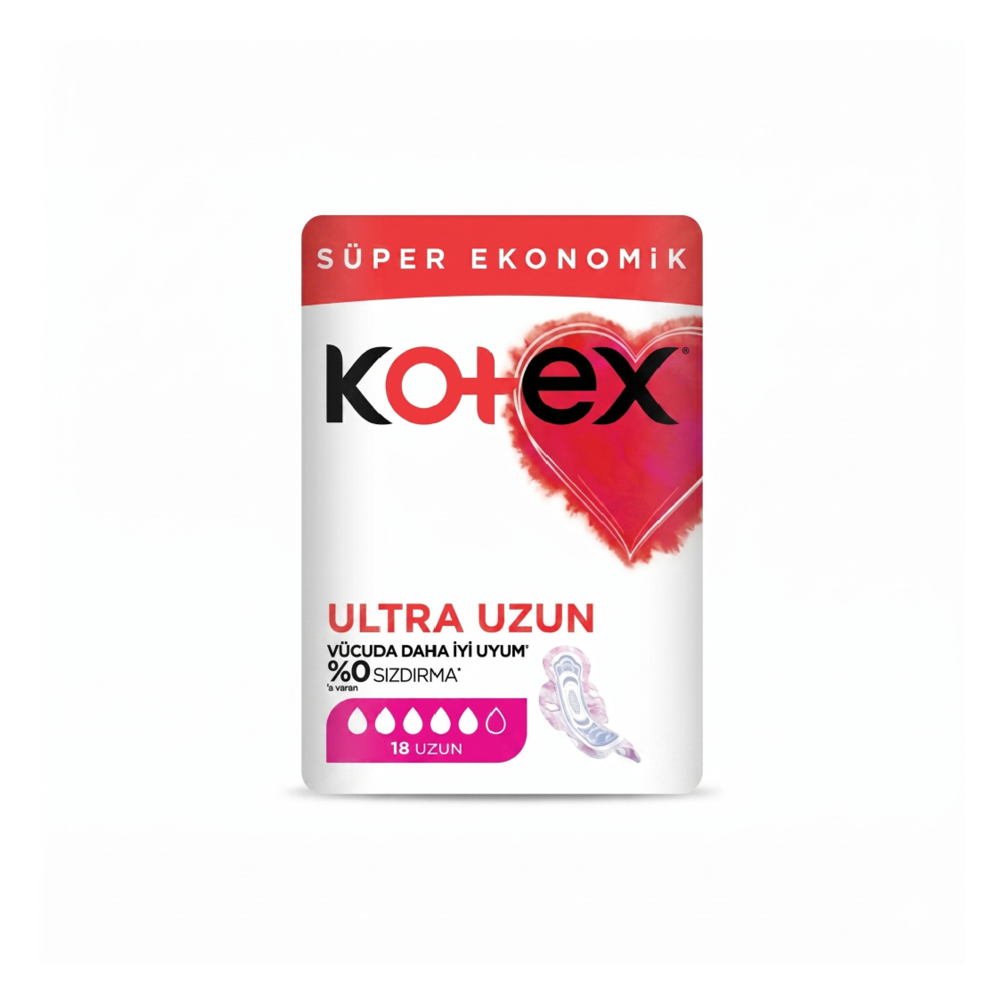 Gigiyenik bezləri Kotex Ultra Super, 18 əd