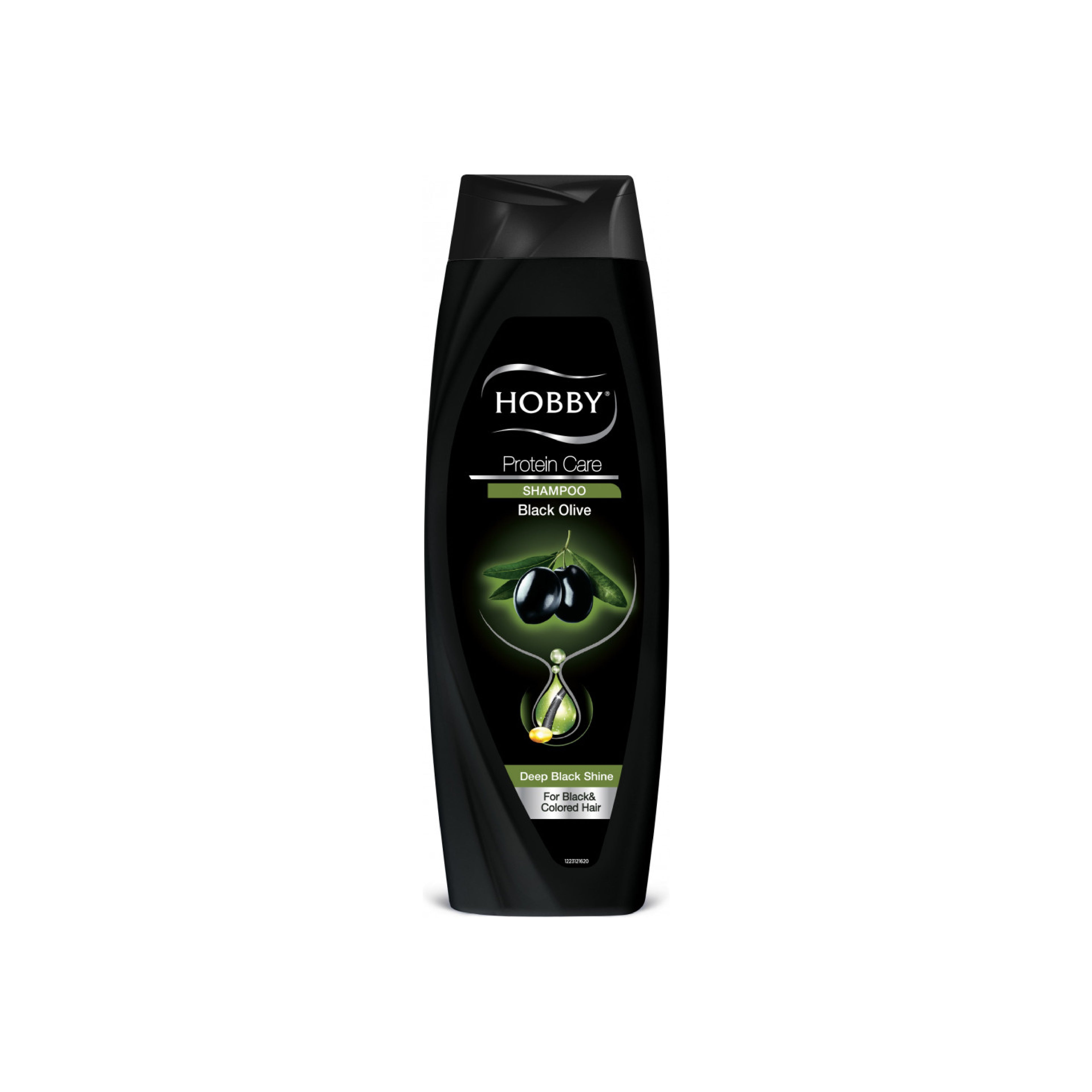 Saç şampunu Hobby Protein Care Qara Zeytun Ekstraktı, 600 ml, Quru və zədəli saçlar üçün