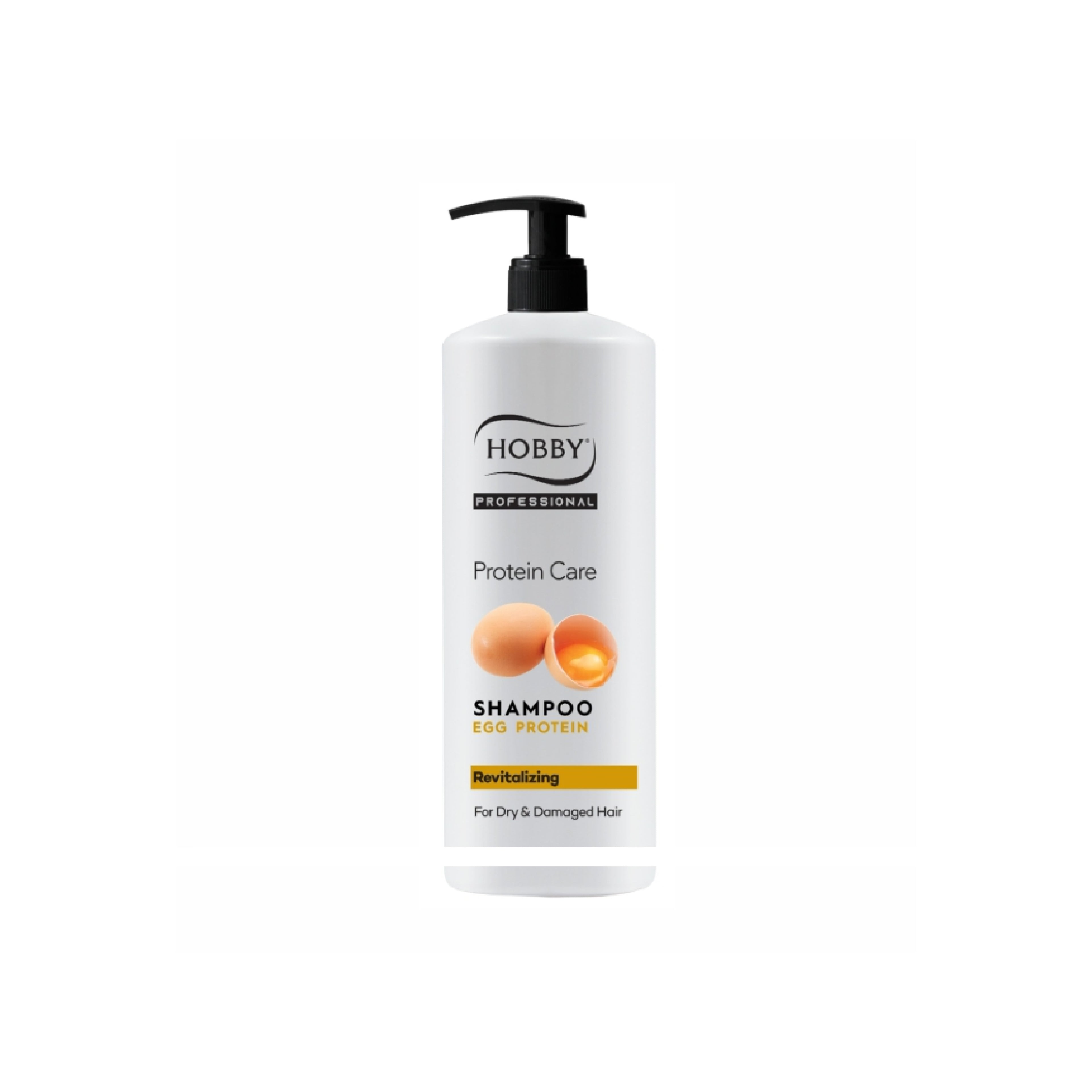 Saç şampunu Hobby Protein Care Yumurta Proteini, 1000 ml, Bütün saç tipləri üçün