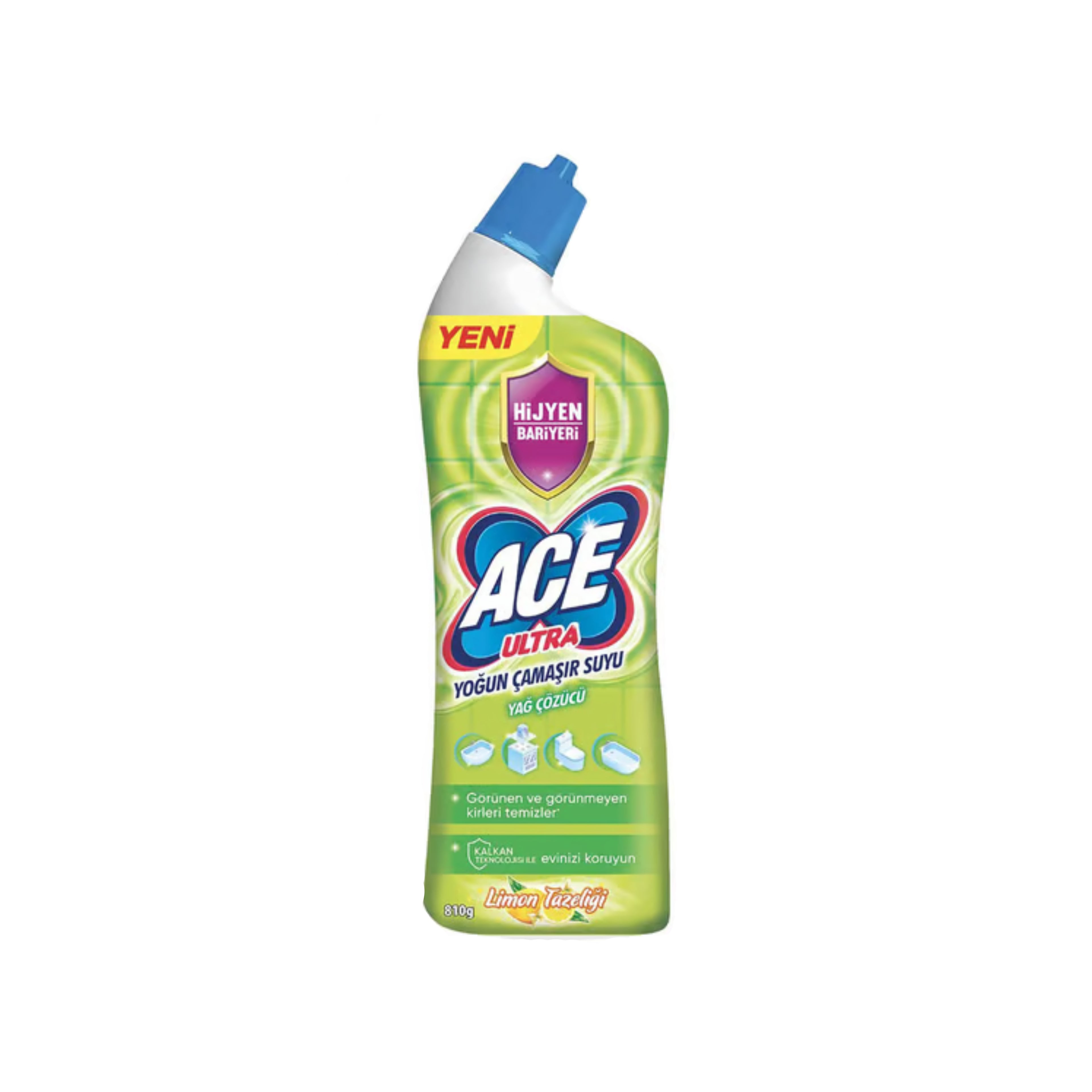 Universal yuyucu gel Ace, Limon ətirli, 750 ml