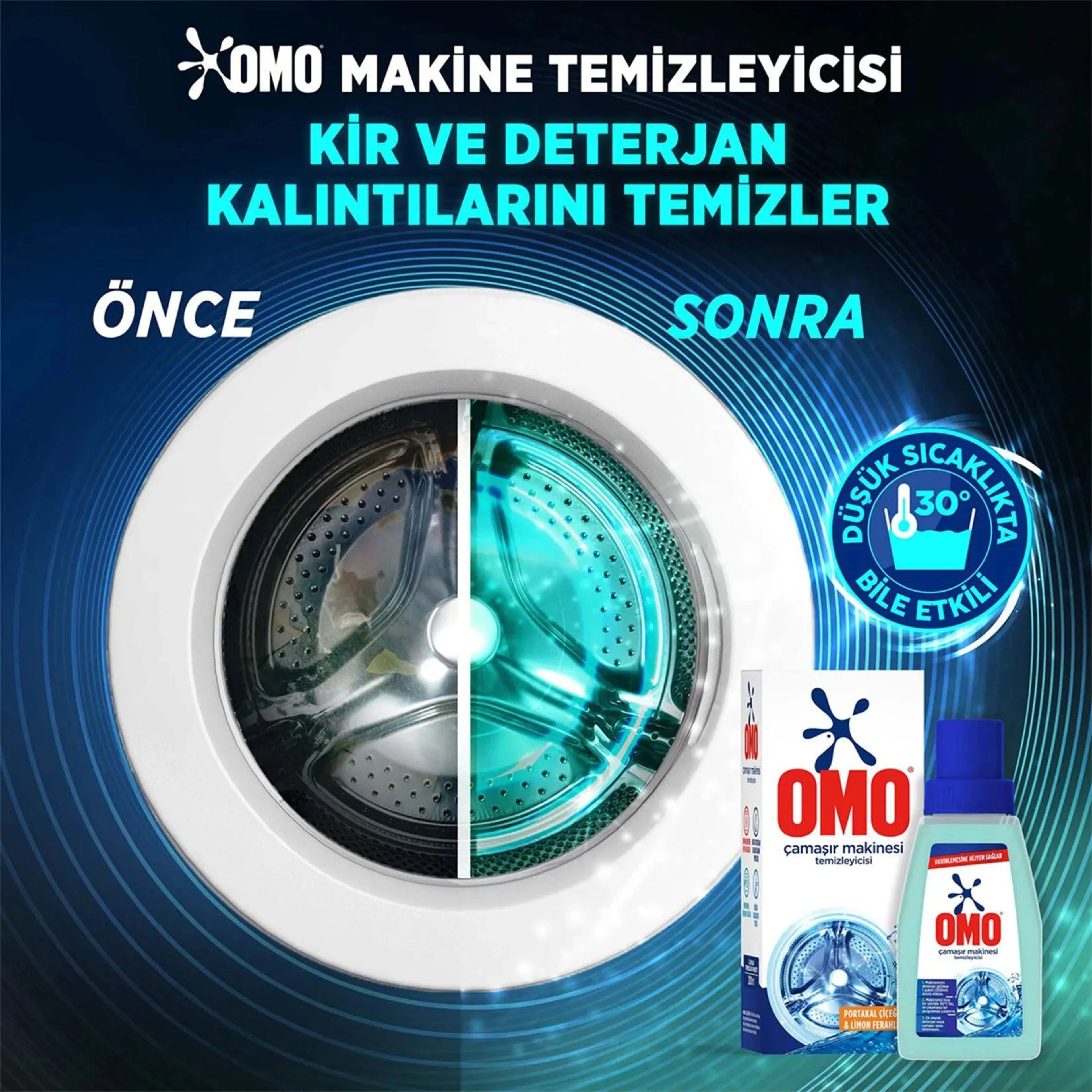 Paltaryuyan maşınının təmizlənməsi üçün Omo gel, 200 ml