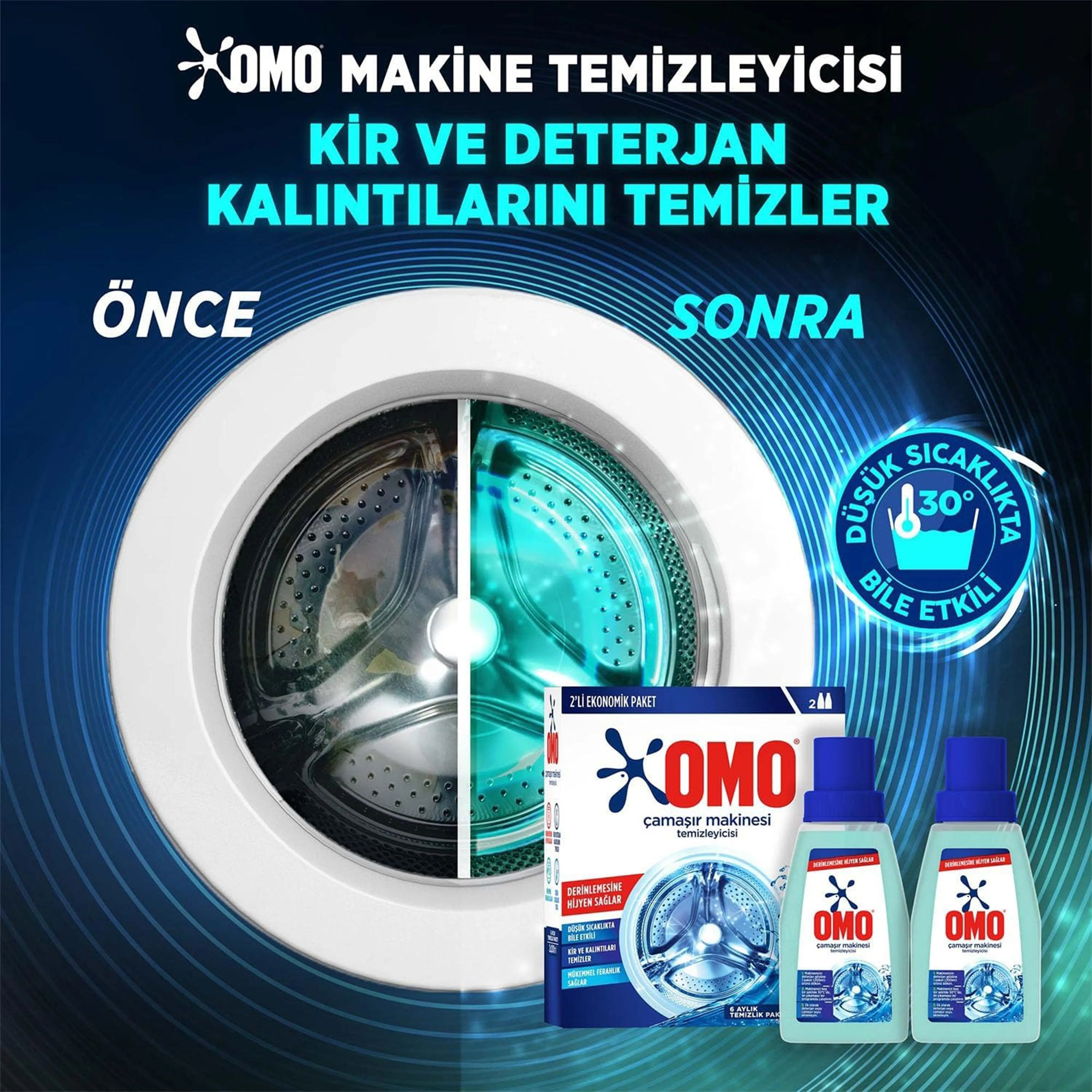 Paltaryuyan maşınının təmizlənməsi üçün Omo gel, 400 ml