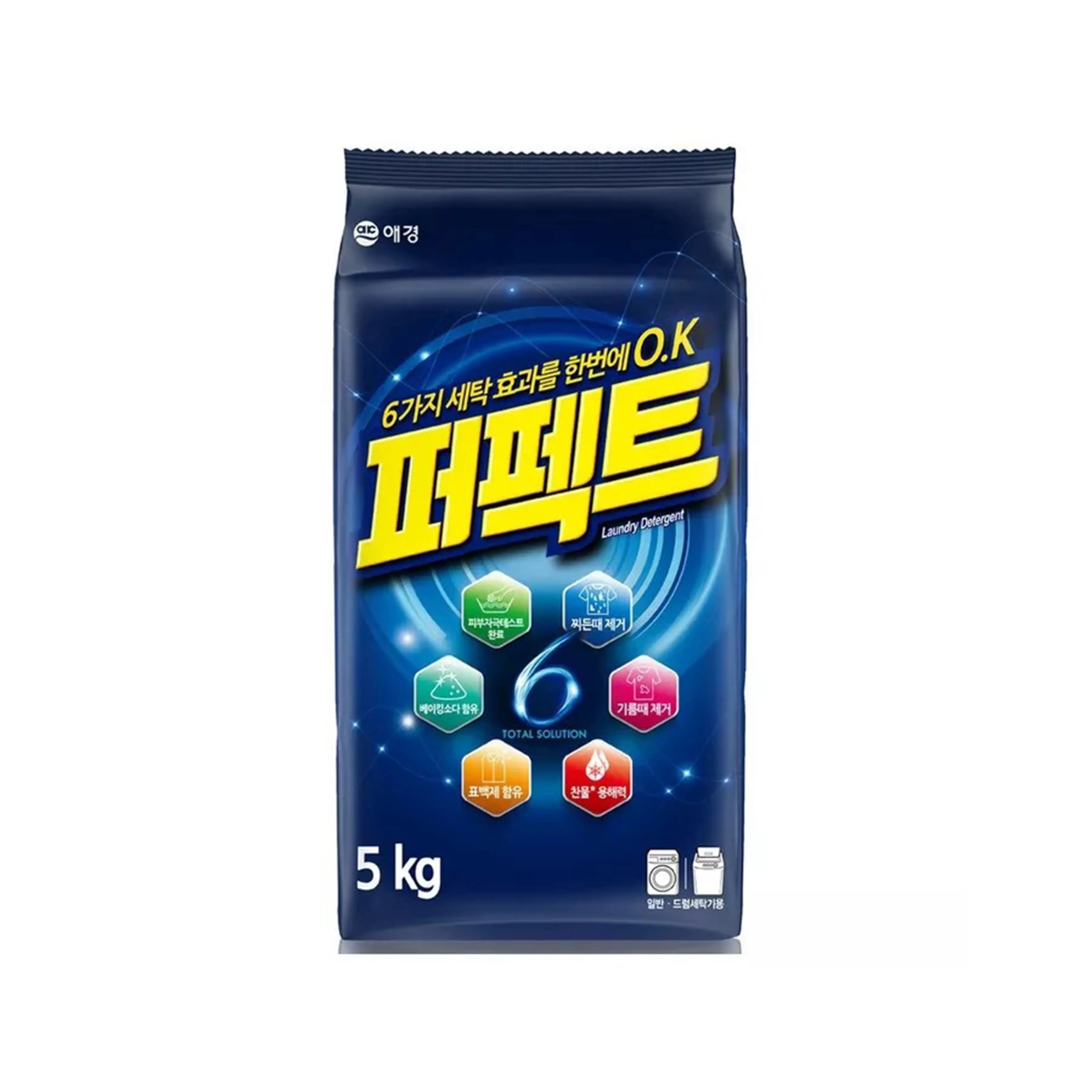 Стиральный порошок Aekyung Perfect 6 Solution универсальный, 5 кг (116 стирок), Корея