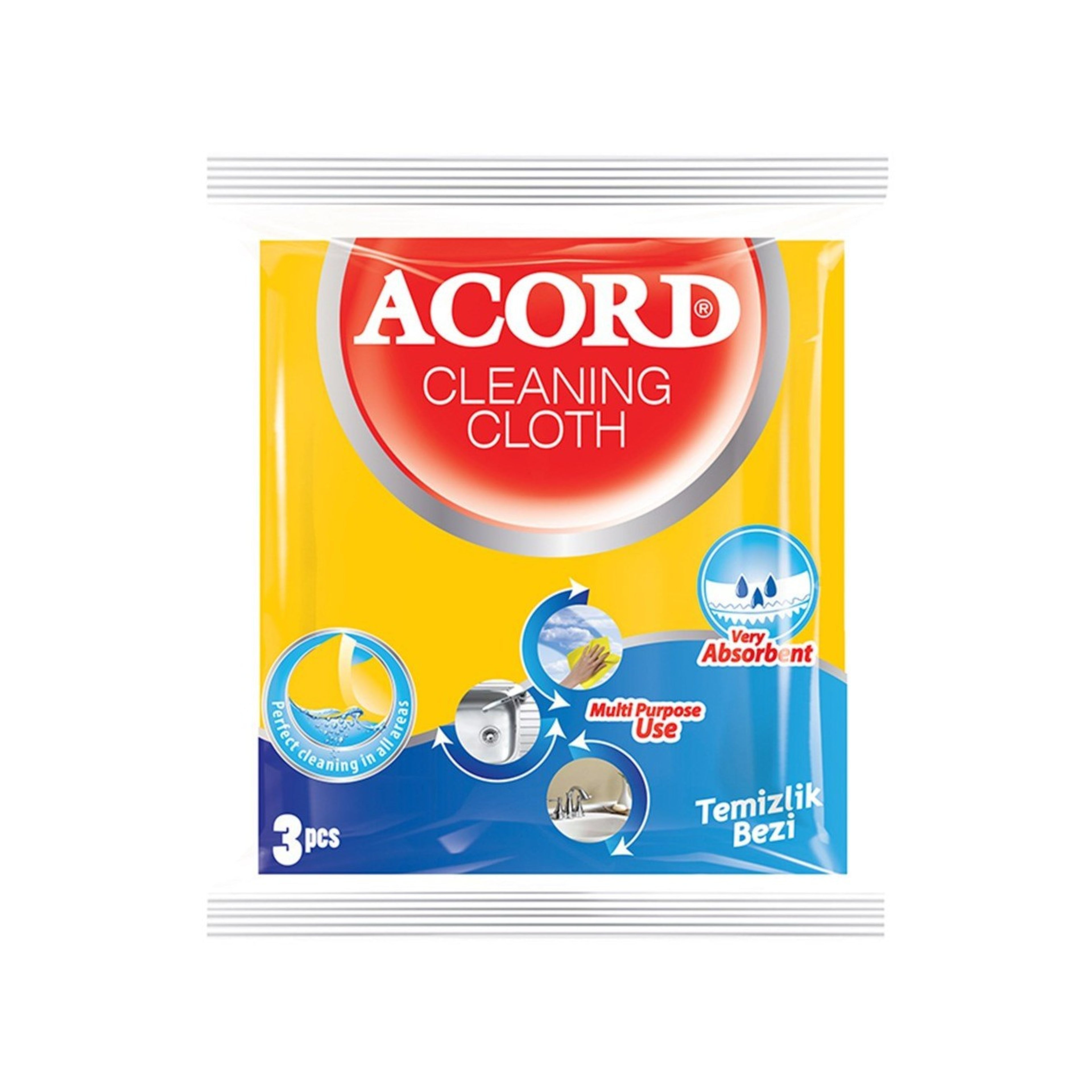 Acord Тряпки для уборки 3 шт.