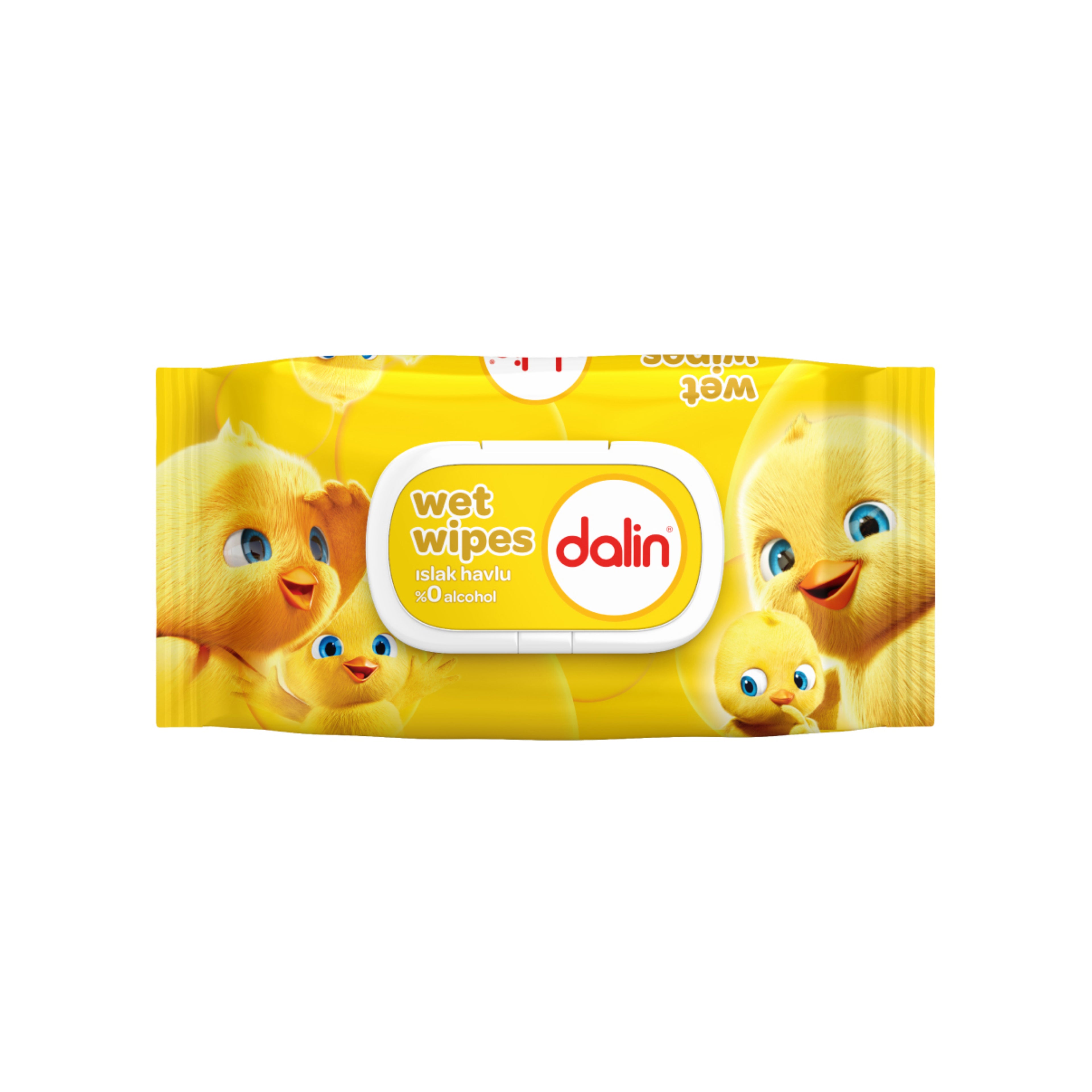 Детские влажные салфетки Dalin, 56 шт.