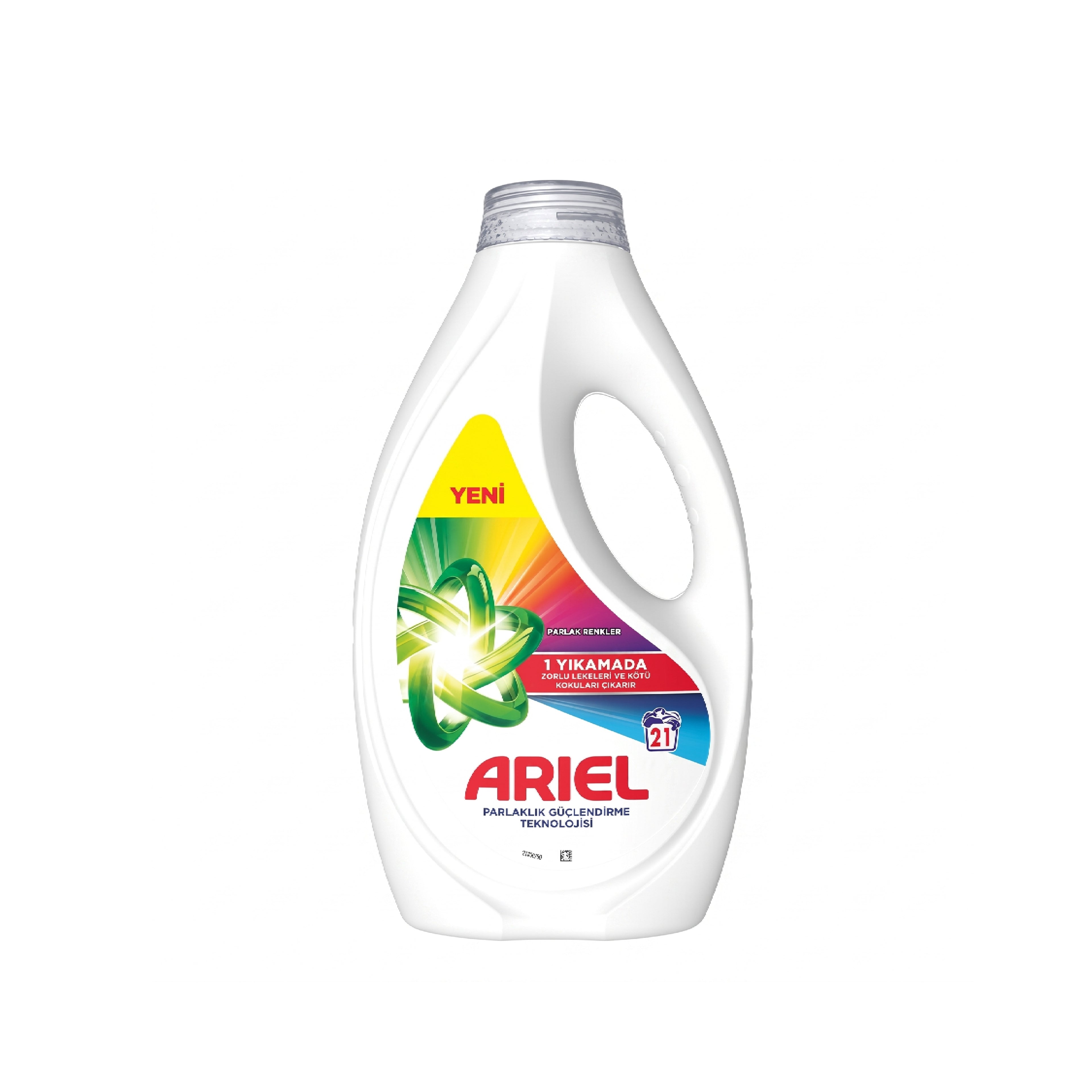 Paltar yuma geli Ariel Parlak Renkler, 945 ml, 21 yuma, Rəngli paltarlar üçün