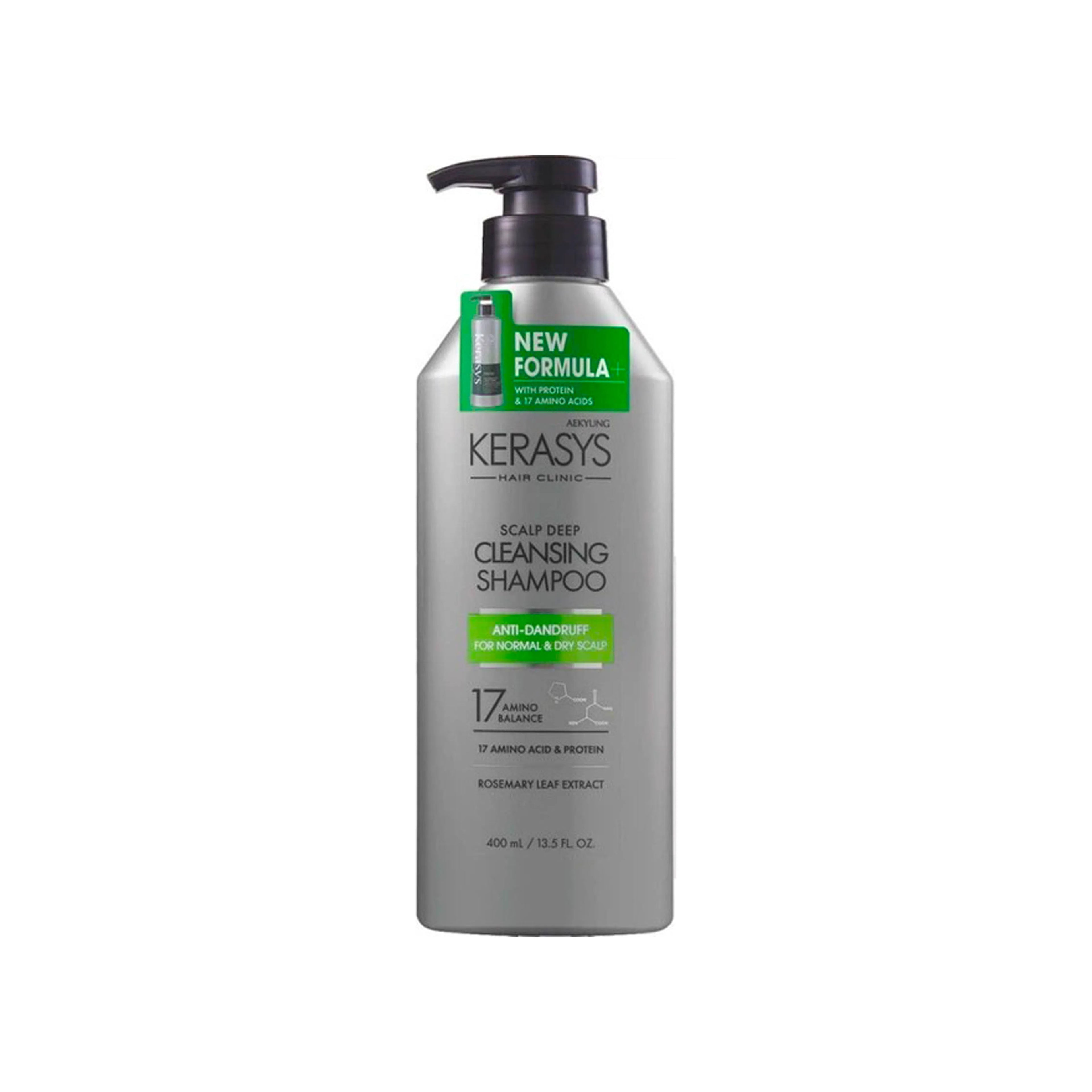 Шампунь для волос Kerasys Hair Clinic Scalp Deep Cleansing, 600 мл, против перхоти