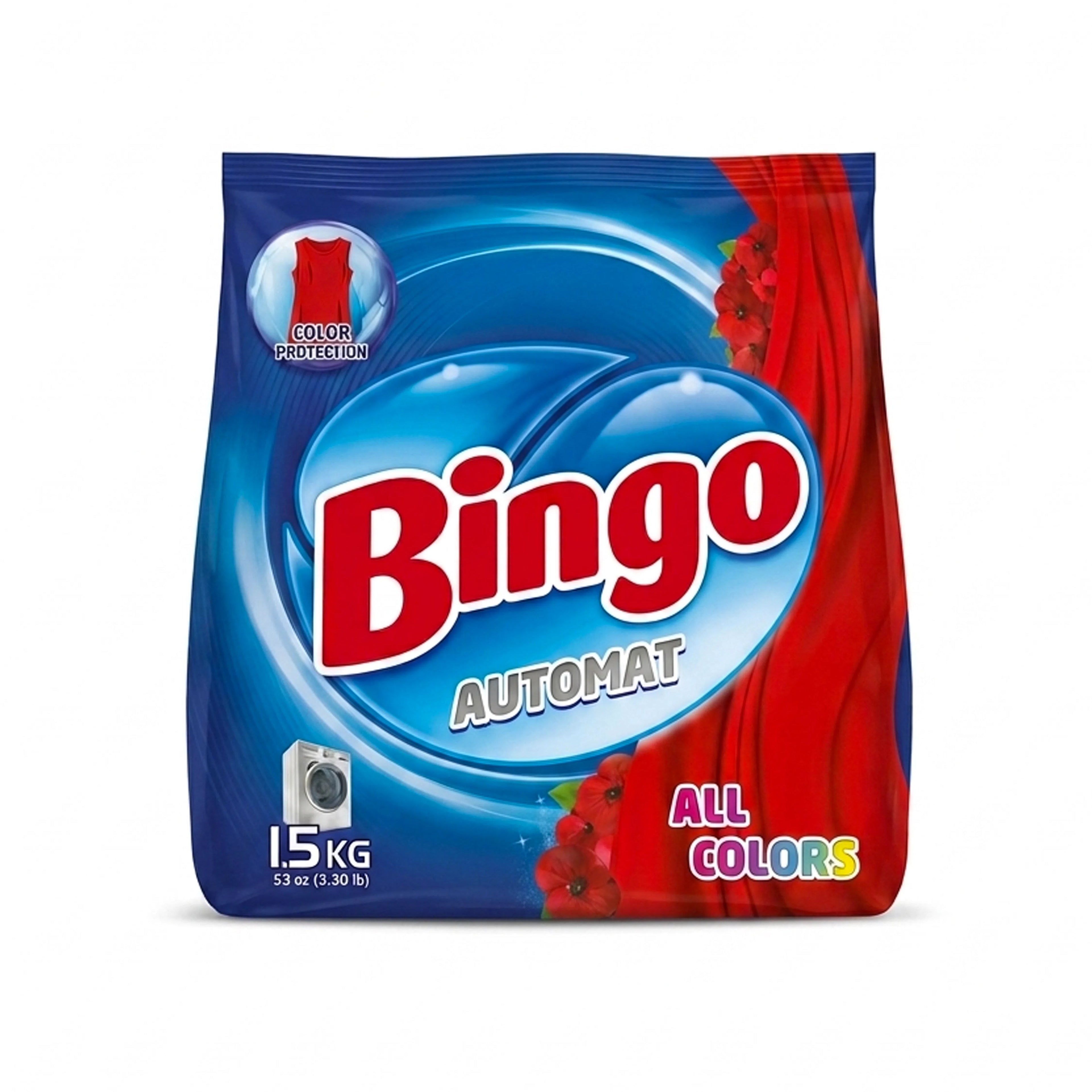 Paltar yuma tozu Bingo Automat All Colors, 1,5 kq