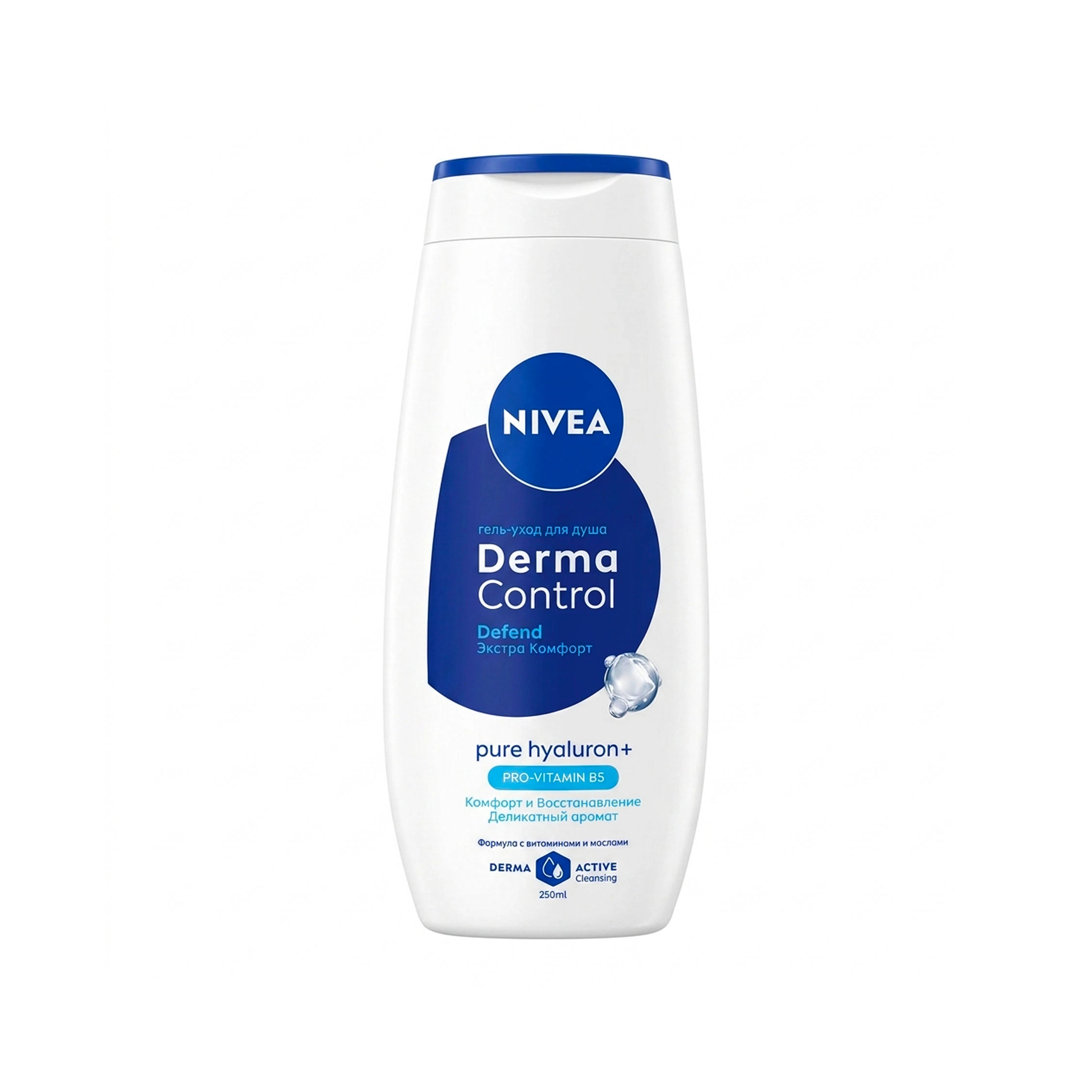 Duş Geli NIVEA Derma Control Defend, 250 ml